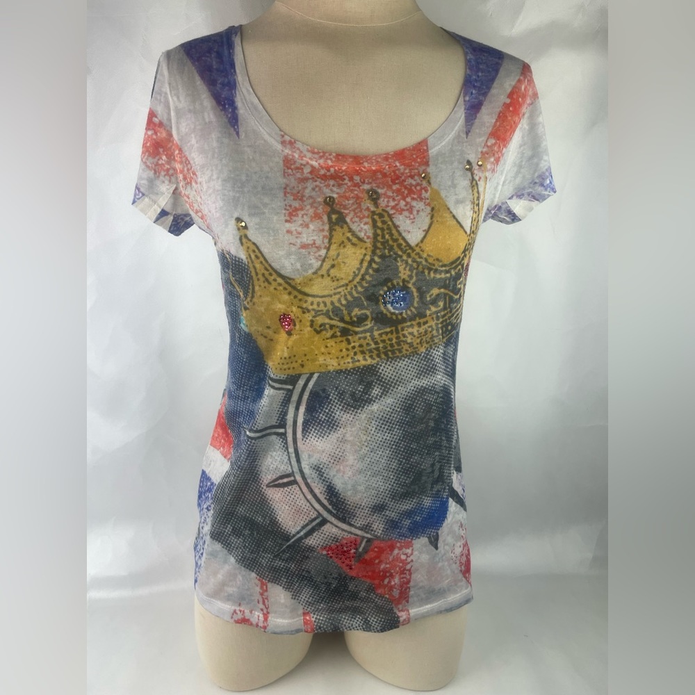 CUSTO BARCELONA Vintage Top Sz 2